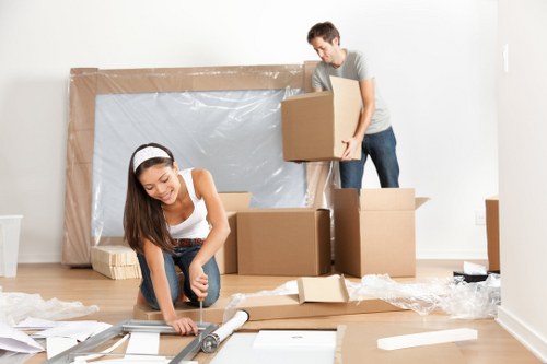 Removal team planning a house move in St Pauls Cray