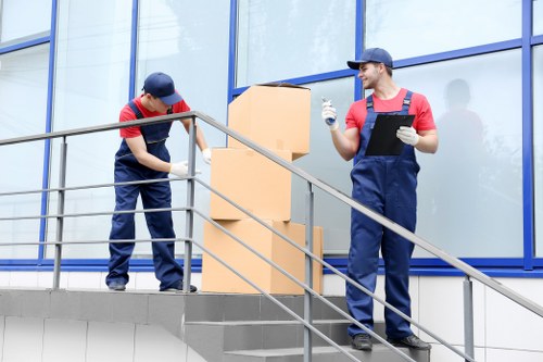 Commercial moving team planning a business relocation in St Pauls Cray