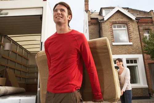 Packing and loading household items for a man with van move in St Pauls Cray
