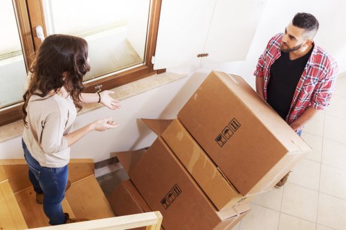 Packed van prepared for a house move or delivery job